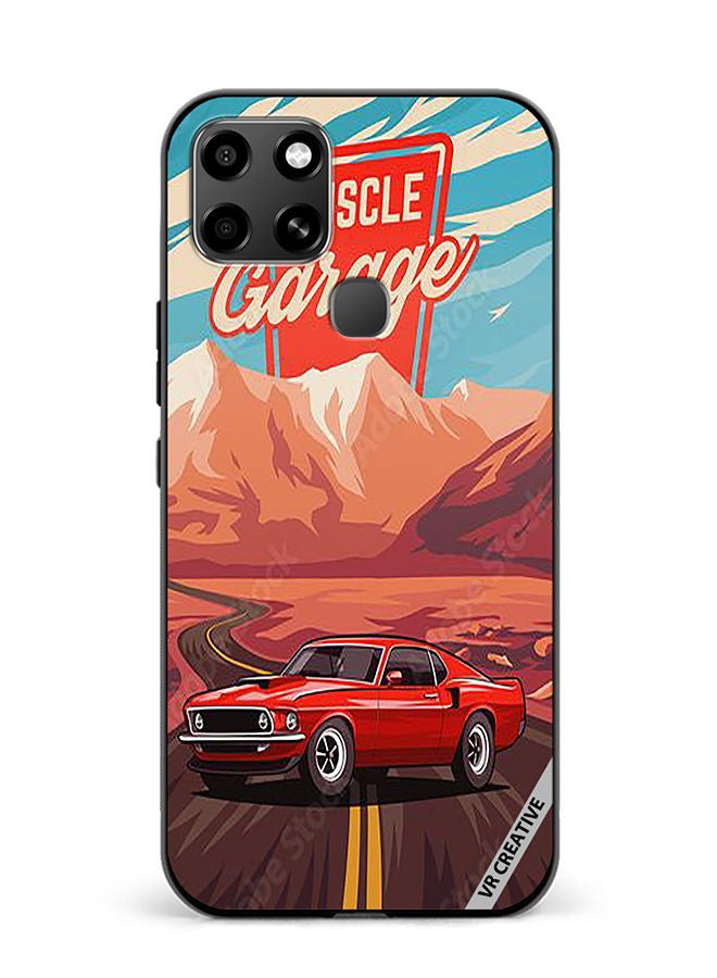 VR CREATIVE Protective Case Cover For Infinix Smart 6 Car Design Multicolour - Image 1