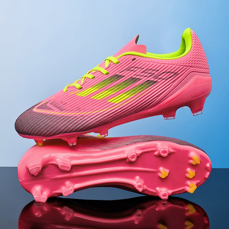 F50 New Student Low-Top Football Shoes Spike Competition Training Youth Sports Leather Football Shoes - Image 1