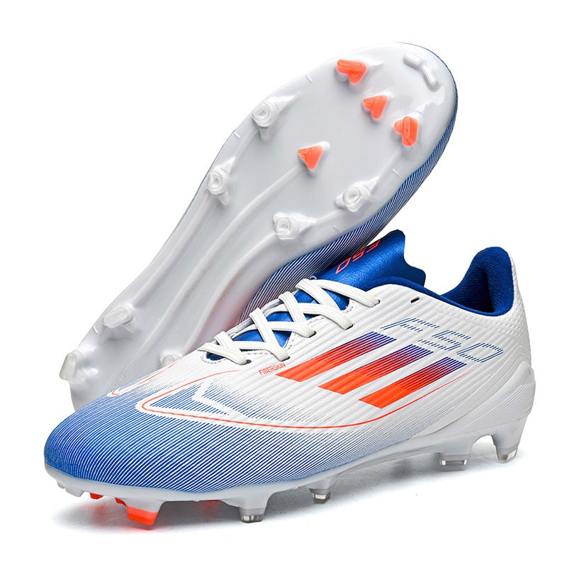 F50 New Student Low-Top Football Shoes Spike Competition Training Youth Sports Leather Football Shoes - Image 5