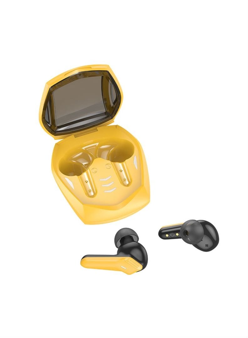 هوكو سماعة الألعاب هوكو EW28 ماجيك ساوند ترو اللاسلكية بلوتوث، أصفر - Image 1