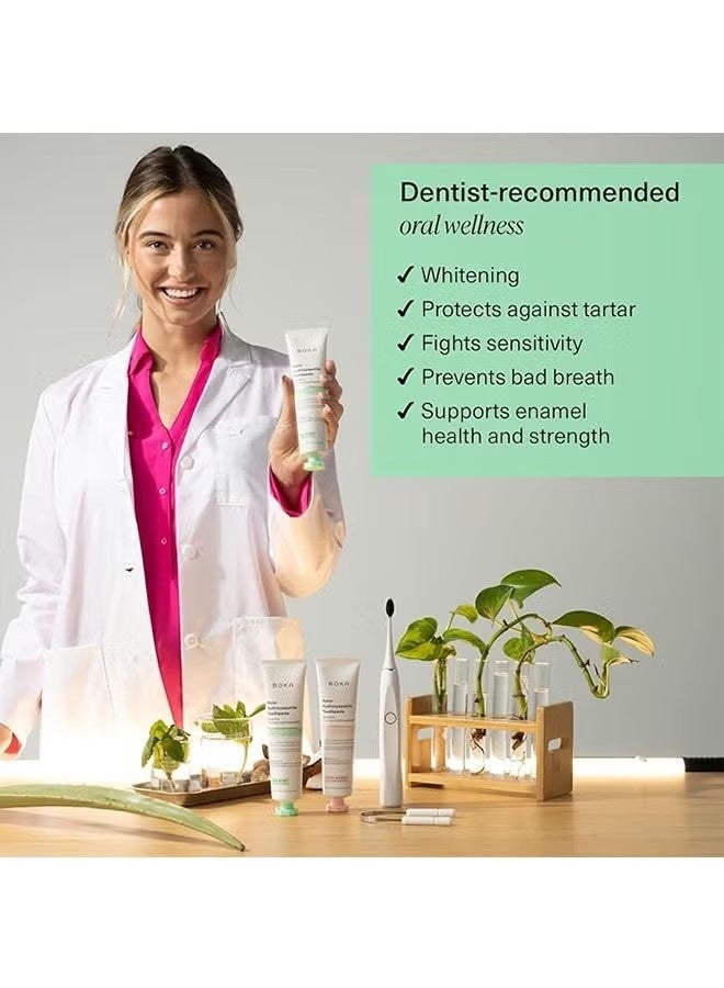 BOKA Nano Hydroxyapatite Toothpaste 113g, Helps Fortify Enamel to Support A Healthy Smile, Remineralizing, Sensitive Teeth, Whitening, Natural Toothpaste, Fluoride Free for Adult, Kids Oral Care - Image 4