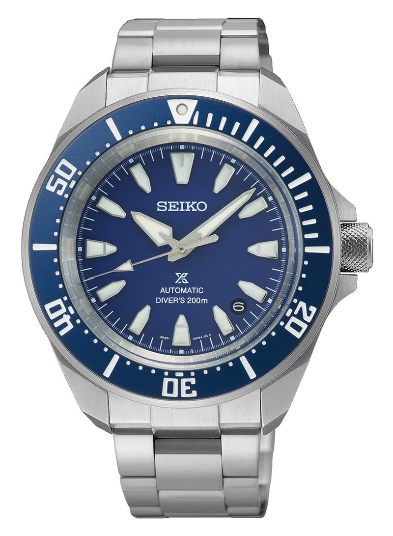 Seiko Seiko Prospex SRPL51K1 "Slim Samurai"  2025 Release Automatic Diver’s Watch – 200M, Stainless Steel, Blue Dial Men's Watch  - Image 3