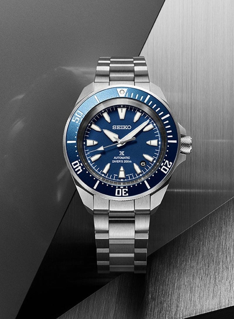 Seiko Seiko Prospex SRPL51K1 "Slim Samurai"  2025 Release Automatic Diver’s Watch – 200M, Stainless Steel, Blue Dial Men's Watch  - Image 5