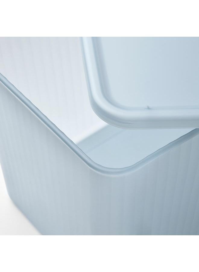 Zaboon Storage Box With Lid, Transparent Grey-Blue, 24X36X23 Cm/14.5 L  - Image 5