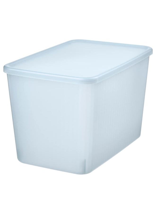 Zaboon Storage Box With Lid, Transparent Grey-Blue, 24X36X23 Cm/14.5 L  - Image 1