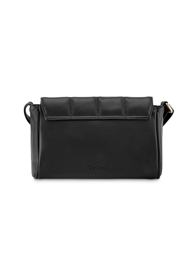 Fastrack Black Casual Sling Bag for Women, Girls and Ladies | Chic and Stylish Handbag For Women - Image 5