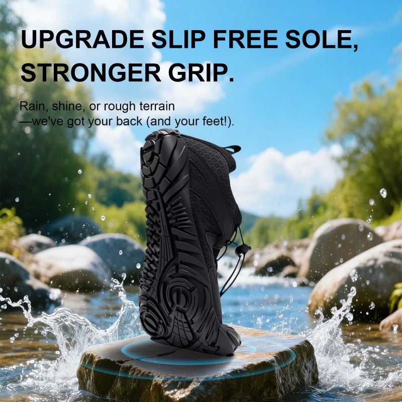 ELETON Hike Barefoot Shoes Womens Men Footwear,Pro-Healthy&Non-Slip Water Shoe for Women Men, Wide Toe Running Shoes Boots Sneakers Unisex - Image 5