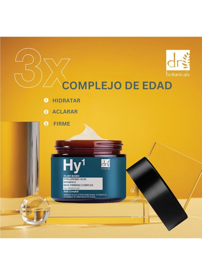 DR BOTANICALS Anti Aging Face Moisturiser With Hyaluronic Acid Vitamin C & Skin Firming Complex 2.0 Fl Oz Reduce Wrinkles Brighten Skin Hydrate & Boost Suppleness - Image 3