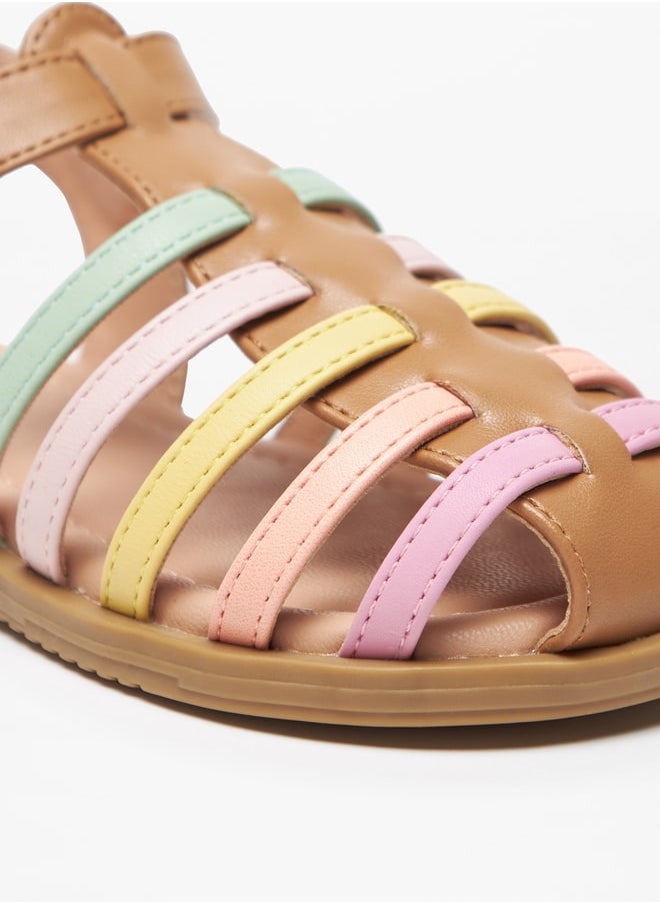 Flora Bella By Shoexpress - Girl's Sandals With Hook And Loop Closure - Image 1