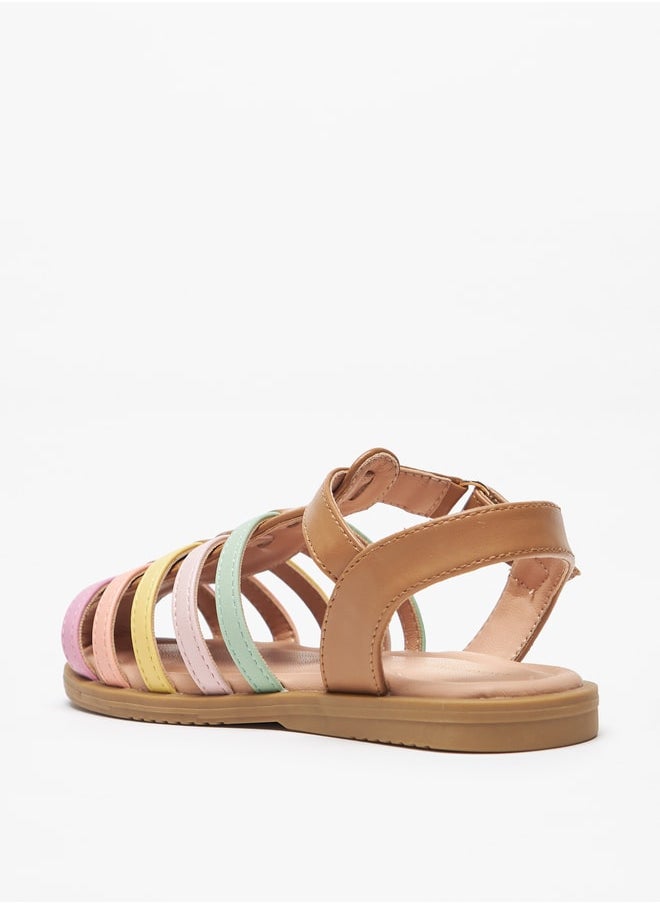 Flora Bella By Shoexpress - Girl's Sandals With Hook And Loop Closure - Image 1