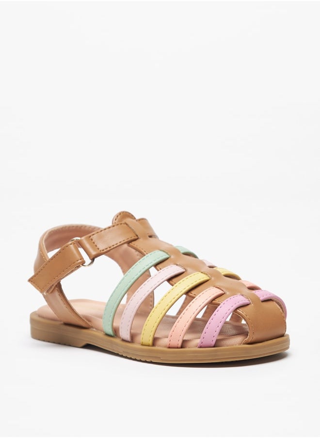 Flora Bella By Shoexpress - Girl's Sandals With Hook And Loop Closure - Image 1