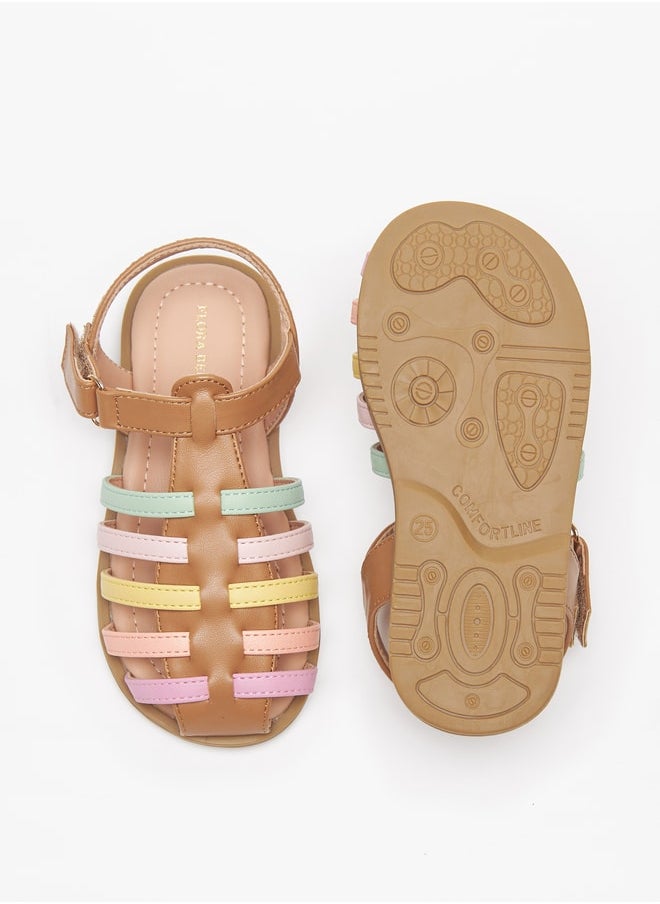 Flora Bella By Shoexpress - Girl's Sandals With Hook And Loop Closure - Image 1