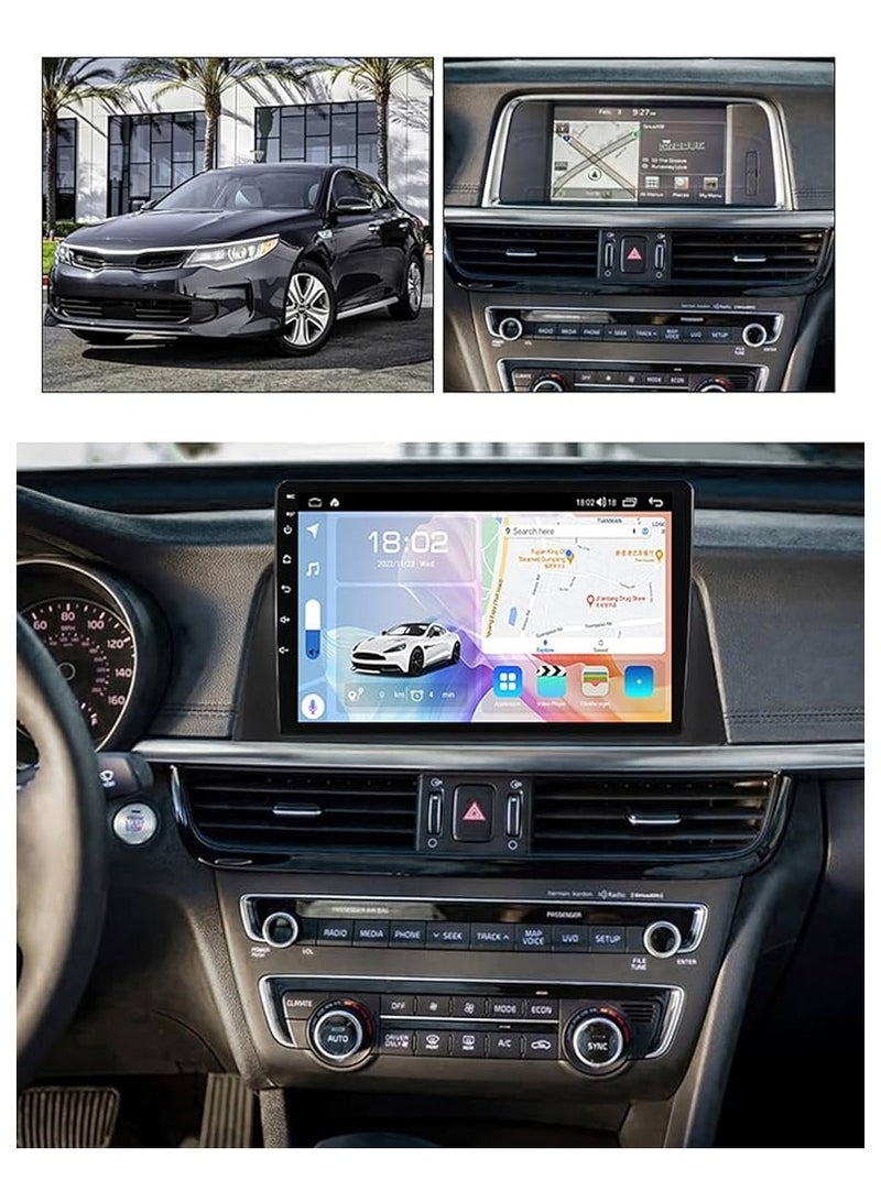 راديو أندرويد متقدم لسيارة كيا اوبتيما 2016-2020 - ضمان لمدة عامين، ذاكرة وصول عشوائي 2 جيجا بايت، سعة تخزين 32 جيجا بايت، Apple CarPlay وAndroid Auto، كاميرا رؤية ليلية مجانية ونظام ملاحة - Image 2