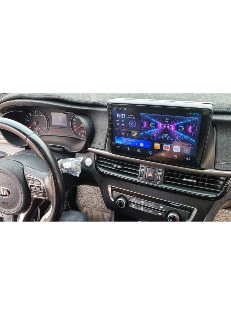 راديو أندرويد متقدم لسيارة كيا اوبتيما 2016-2020 - ضمان لمدة عامين، ذاكرة وصول عشوائي 2 جيجا بايت، سعة تخزين 32 جيجا بايت، Apple CarPlay وAndroid Auto، كاميرا رؤية ليلية مجانية ونظام ملاحة - Image 3