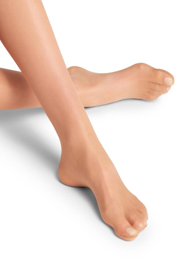 فلايك جوارب نسائية من فالك، لون بيج (بودرة 4169)، مقاس صغير، 15 دينير، لمعة خفيفة، مناسبة للإطلالات الكاجوال أو الرسمية، شفافة وناعمة، مصنوعة من النايلون، زوج واحد. - Image 2