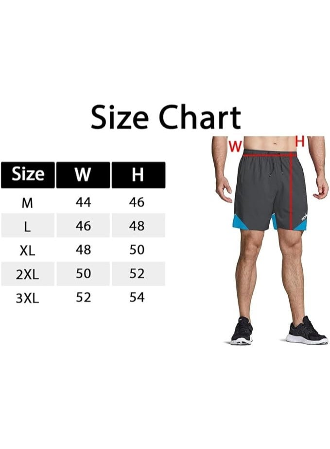 Hexa SportsWear Hexa Pro Men's Athletic Shorts with Drawstring - 100% Polyester Training & Casual Shorts - Image 5