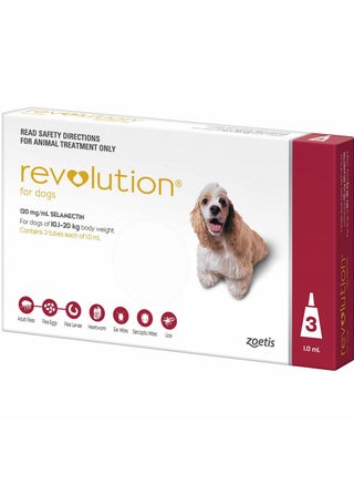 Revolution  The Complete Flea, Tick, and Heartworm Prevention for Dogs 20.1-40 lbs (10.1-20 kg) - Red 3 Doses - pzsku/Z2747FD247E68631F007EZ/45/_/1716897916/200d2993-a9f4-4912-9db8-382362315a92