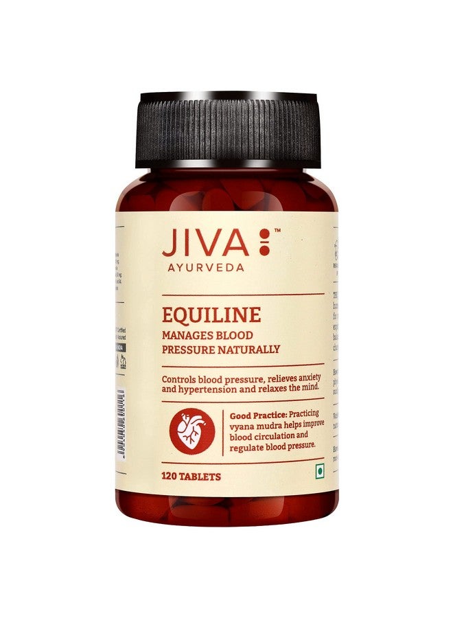 Jiva Equiline Tablets 500mg | 100% Ayurvedic Formula By Doctors | Controls Hypertension & Anxiety | Helps With High Blood Pressure & Related Symptoms- 120 Tablets (Pack of 2) - Image 2