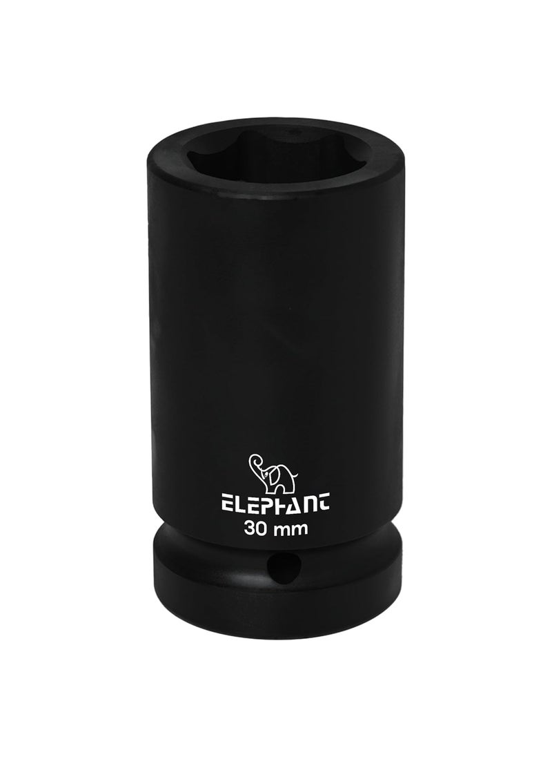 Elephant Elephant Metal 1 Square Drive 6Point Std Impact Sockets Size 30Mm Length 90Mm  - Image 2