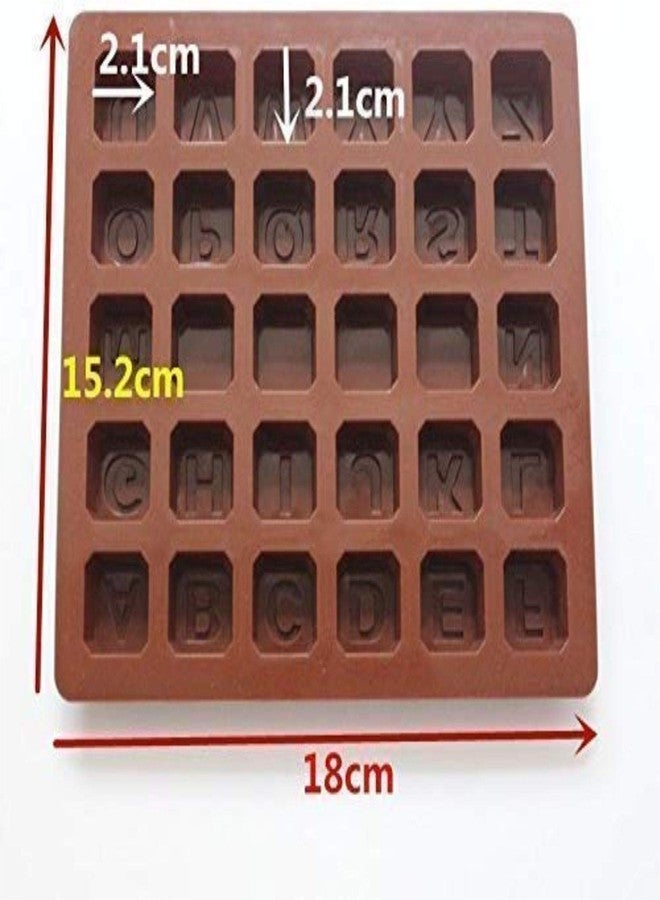 UTD Alphabet Letters A-Z Silicone Cake Cookie Chocolate soap Mould ice Cube Tray - Image 4