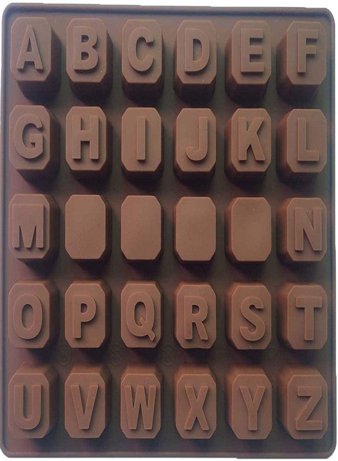 UTD Alphabet Letters A-Z Silicone Cake Cookie Chocolate soap Mould ice Cube Tray - Image 1