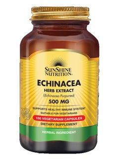 SUNSHINE NUTRITION Nutrition Echinacea, 500 Mg 100 Capsules 