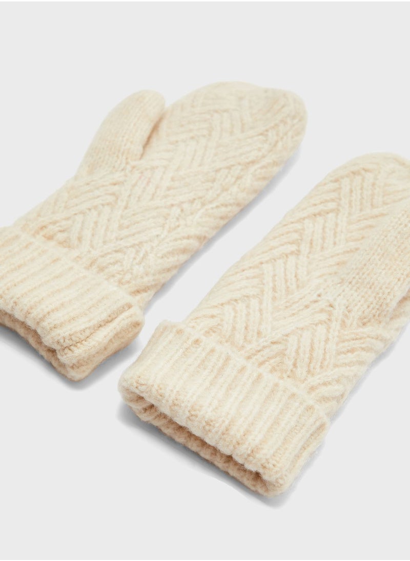ONLY Onlkate Life Knit Mittens  - Image 3