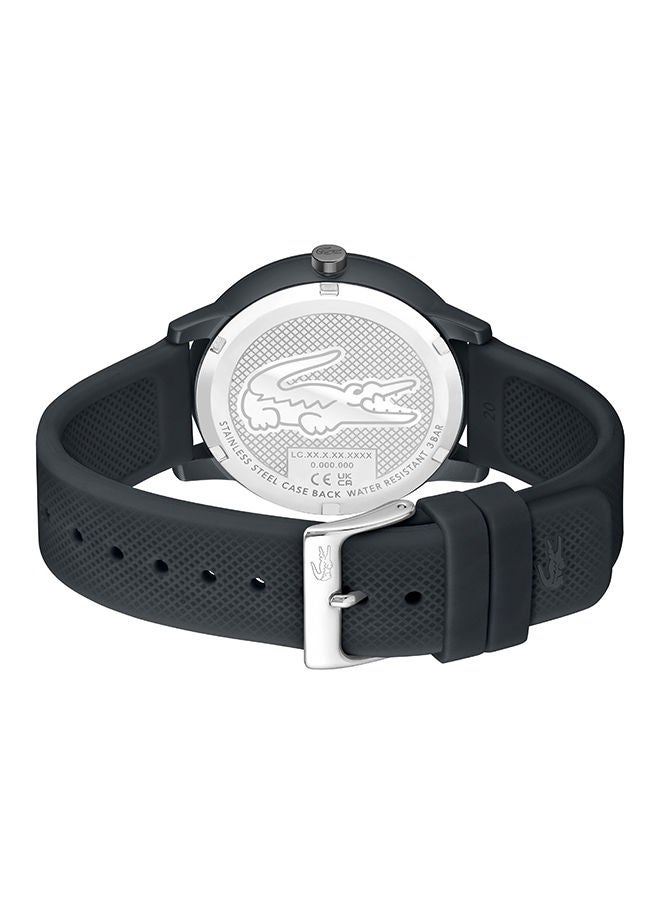 LACOSTE Men Analog Round Shape Silicone Wrist Watch 42 mm - Image 3