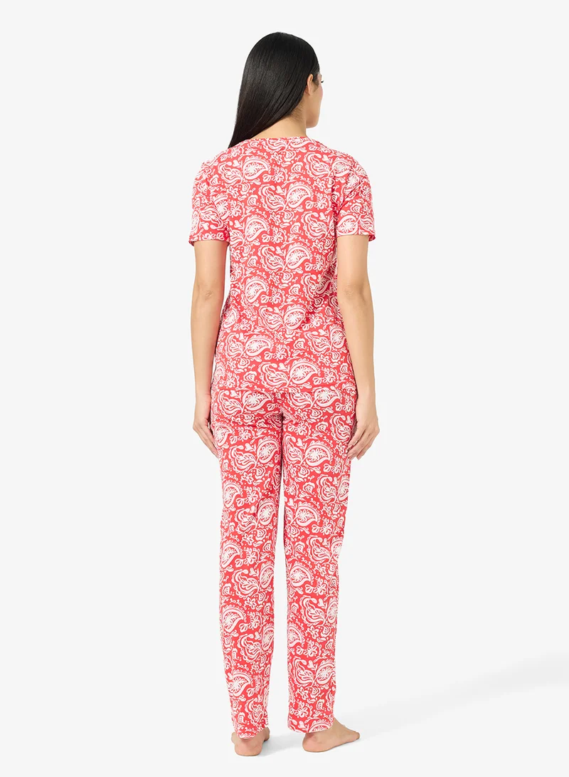 ريبلز مع نمشي Ladies Nightwear Set