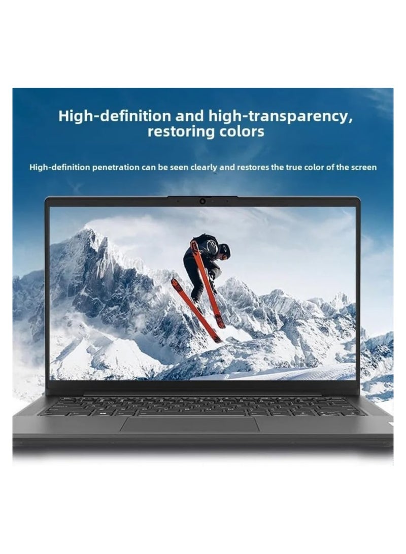 Compatible with ASUS VivoBook S14 (S3407C) 2025 14-inch Fully Transparent Silicone Laptop Keyboard Cover and HD Tempered Glass - Image 4