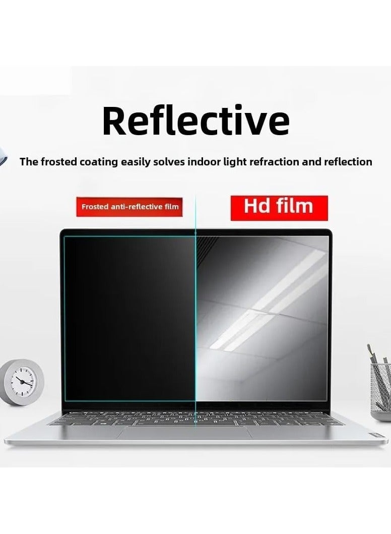 Compatible with ASUS VivoBook S14 (S3407C) 2025 14-inch Fully Transparent Silicone Laptop Keyboard Cover and HD Tempered Glass - Image 3