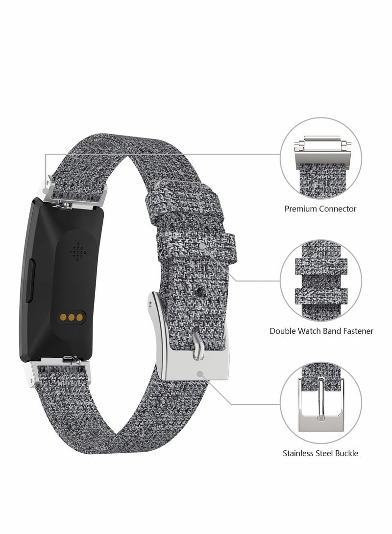 SYOSI Soft Nylon Canvas Woven Band for Fitbit Inspire HR  - Image 2