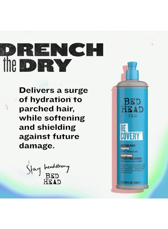 TIGI Bed Head By TIGI Recovery Moisturising Shampoo For Dry Damaged Hair 600ml - Image 4