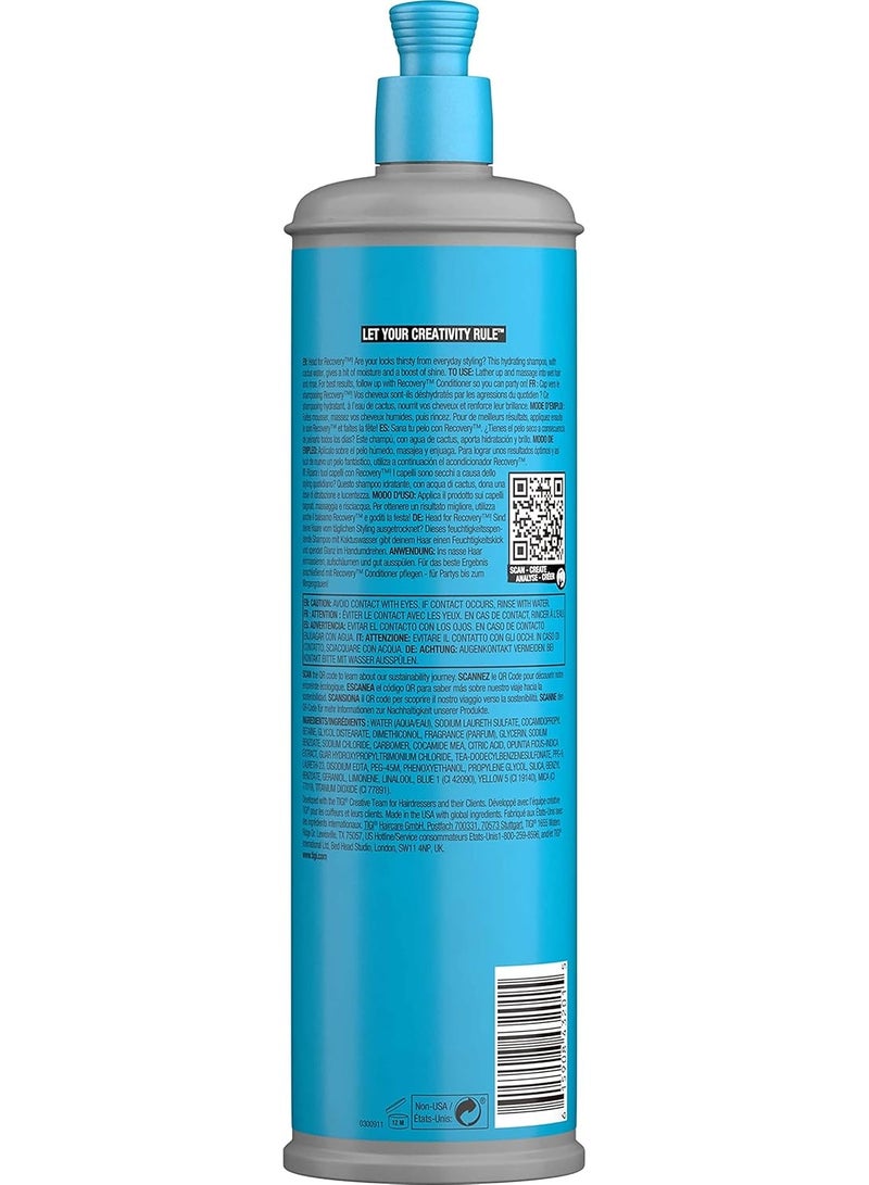 TIGI Bed Head By TIGI Recovery Moisturising Shampoo For Dry Damaged Hair 600ml - Image 2