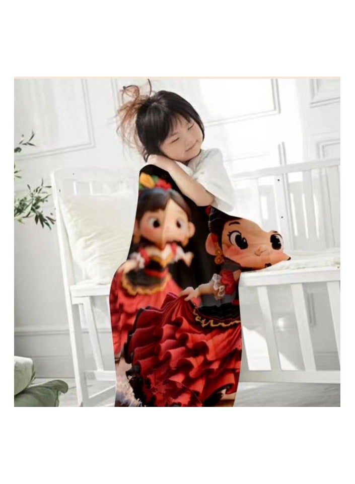 general Children's or student cartoon flannel thin blanket (warm and comfortable, suitable for sleep, games) 100cm*150cm - Image 4