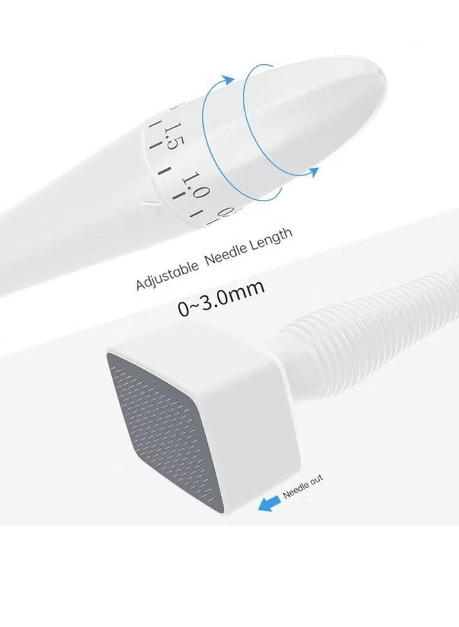 Bio 6 in 1 Microneedle Roller Professional Derma Stamp Microneedle Skin Care Hair Loss Microneedle Treatment Tool DRS 140A - Image 4
