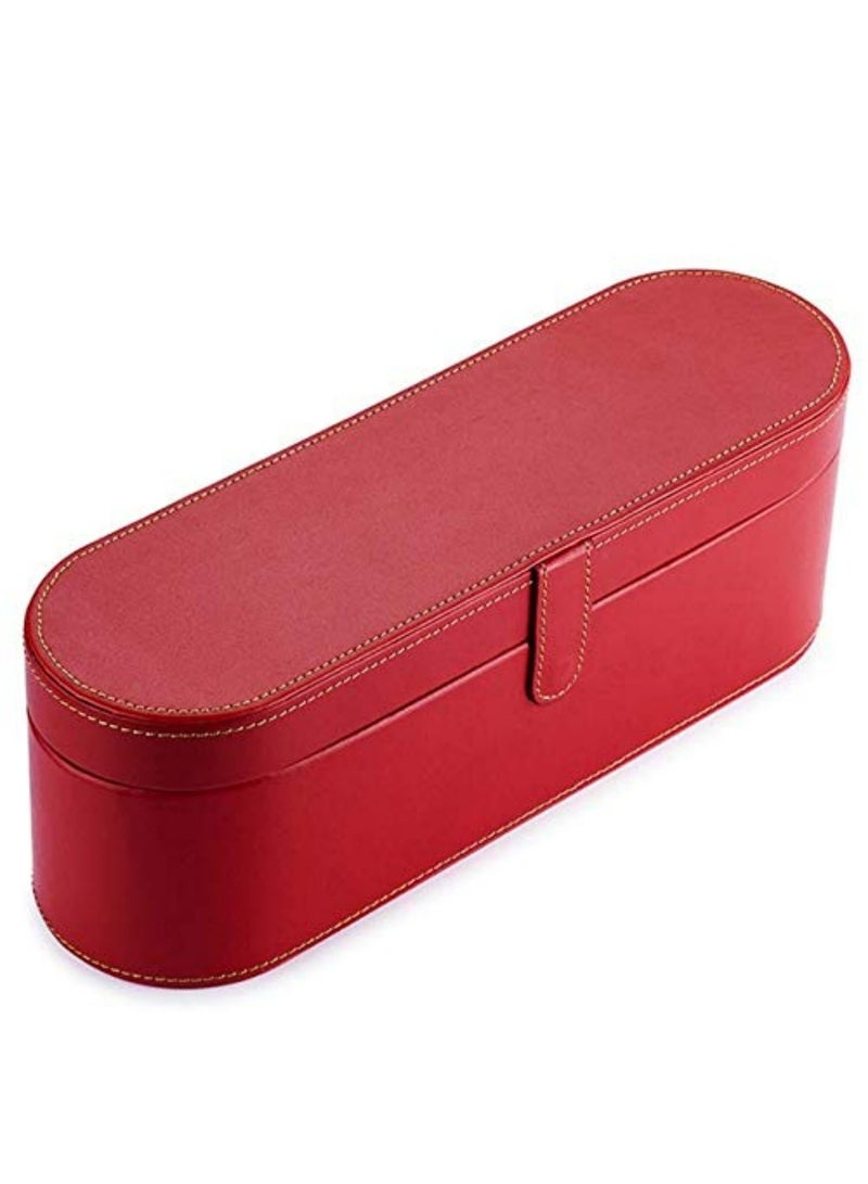 1pcs Flip PU Leather Moistureproof Anti-scratch Shockproof Protection Travel Case Gift Bag For dyson Hair Dryer (only case) - Image 1