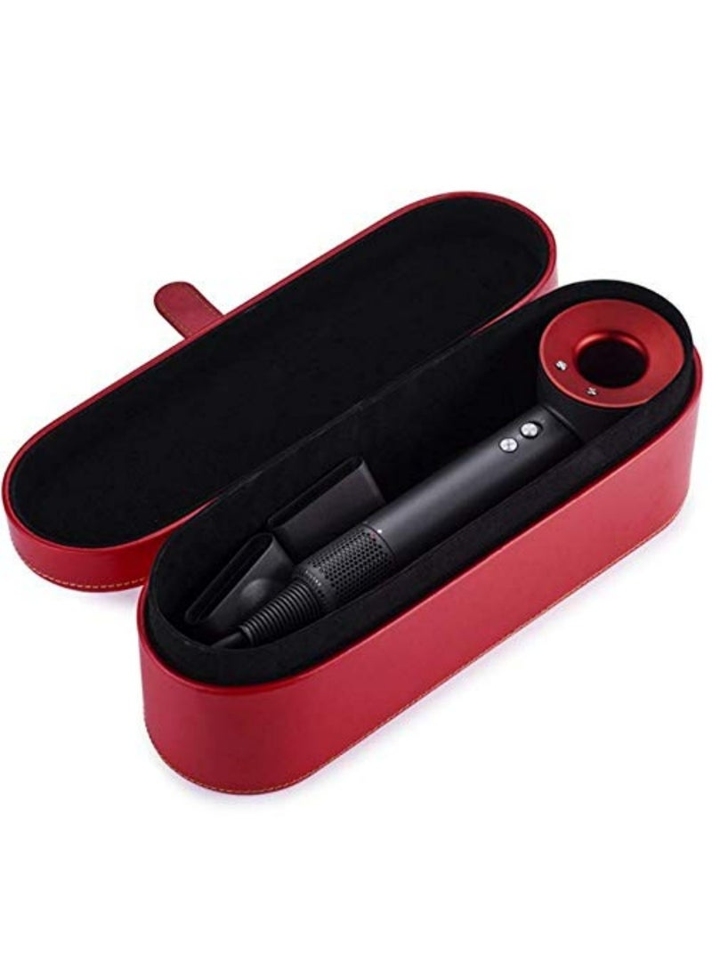 1pcs Flip PU Leather Moistureproof Anti-scratch Shockproof Protection Travel Case Gift Bag For dyson Hair Dryer (only case) - Image 2