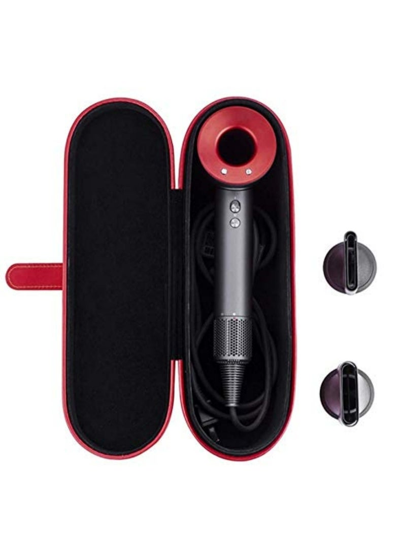 1pcs Flip PU Leather Moistureproof Anti-scratch Shockproof Protection Travel Case Gift Bag For dyson Hair Dryer (only case) - Image 3