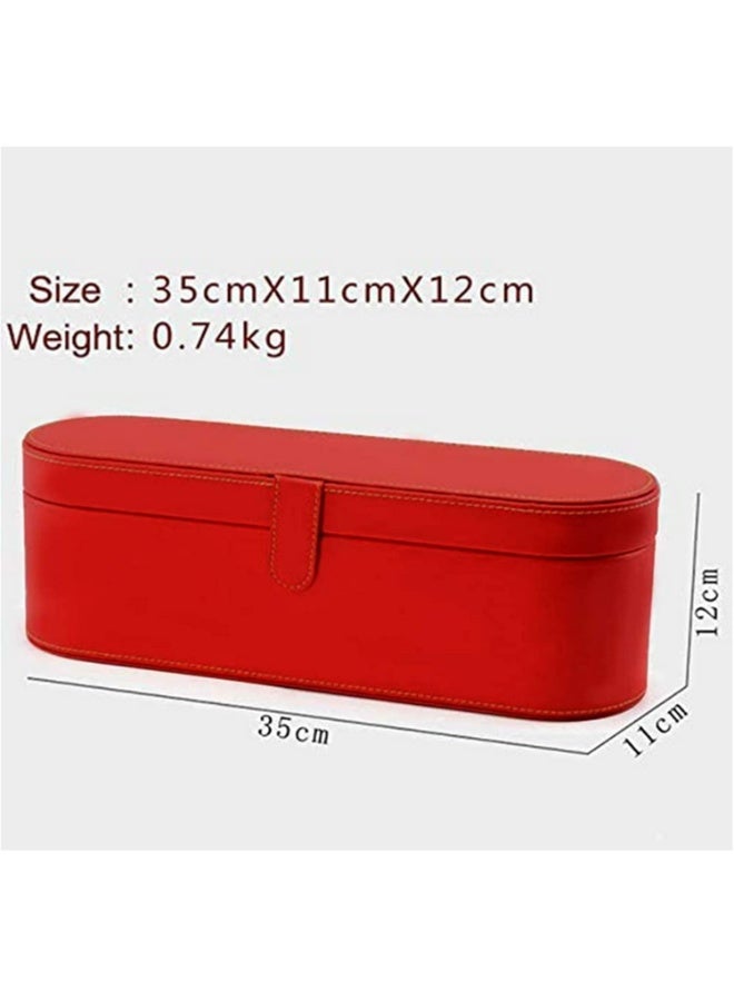 1pcs Flip PU Leather Moistureproof Anti-scratch Shockproof Protection Travel Case Gift Bag For dyson Hair Dryer (only case) - Image 4