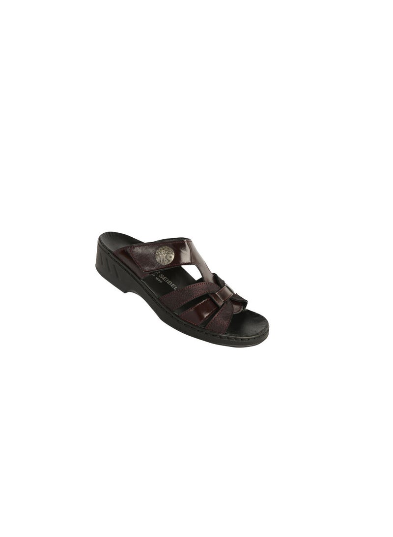Josef Seibel Ladies Comfort Wedge Sandals 08809AR Bordo - Image 1