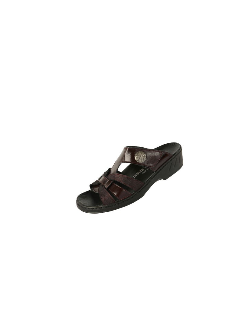 Josef Seibel Ladies Comfort Wedge Sandals 08809AR Bordo - Image 3