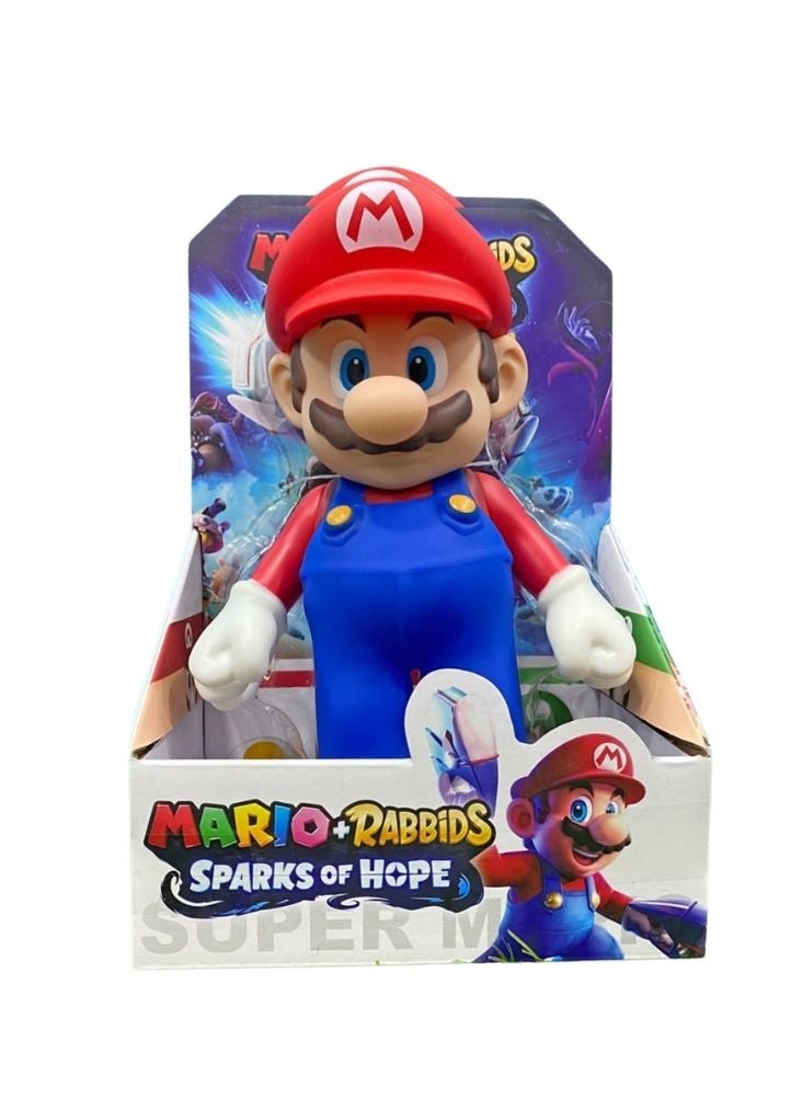 Premium Mario Rabbids Sparks of Hope Mario Action Figure – Super Mario Character Toy with Premium Display Box - Image 2