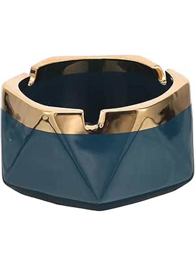 Unomor 1Pc Ceramic Ashtray Creative Dark Jar Easy to Clean Home Office Decor - Image 1