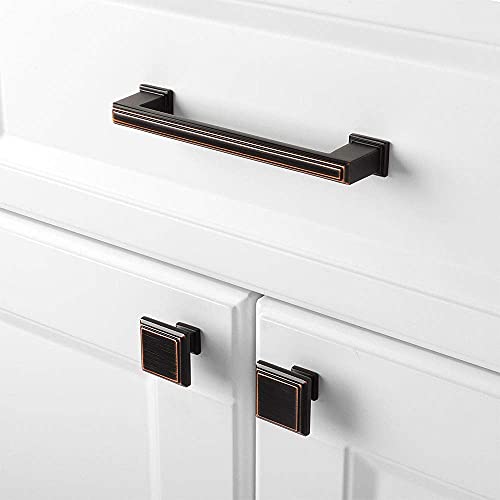 KOOFIZO 10 Pack 5 Inch Cabinet Pulls - Oil Rubbed Bronze Furniture Handle for Kitchen Cupboard Door, Bedroom Dresser Drawer, Bathroom Wardrobe Hardware - Image 4