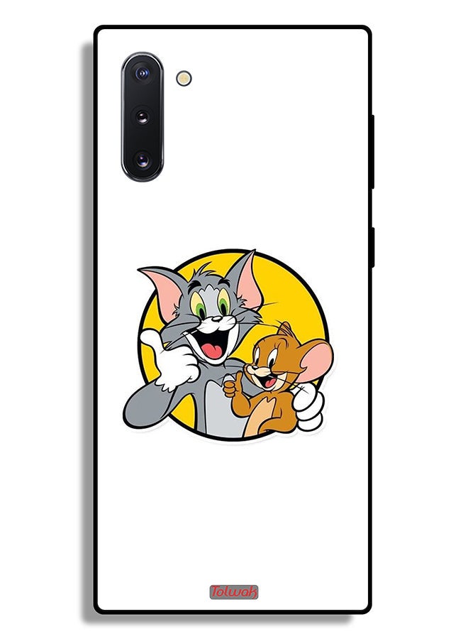 Tolwak Samsung Galaxy Note 10 Protective Case Cover Tom And Jerry - Image 2