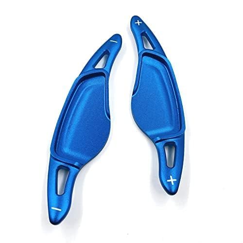 NeekTail Aluminum Alloy Paddle Shifter Compatible with BMW (2018-2024, G Platform) FIT 3 4 5 6 7 8 X3 X4 X5 X6 X7 Z4 Series (Blue) - Image 2