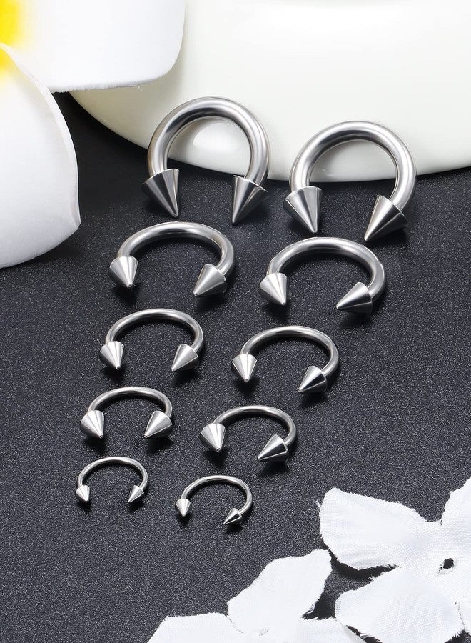 FANSING Braided Heart Daith Piercing Jewelry 16g Daith Earrings Hoop Surgical Steel Daith Hoop for Both Ears - Image 1