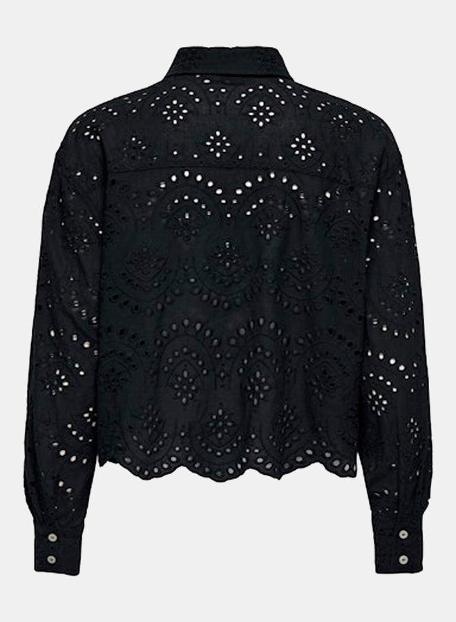 ONLY ONLY Womens Valais Longsleeve Shirt Woven  - Image 3