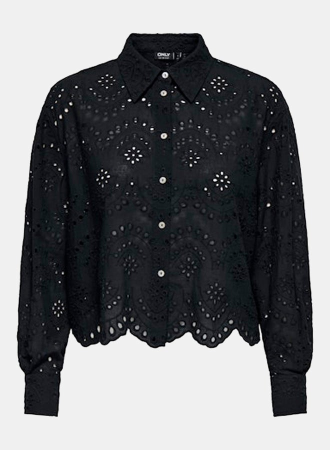 ONLY ONLY Womens Valais Longsleeve Shirt Woven  - Image 2